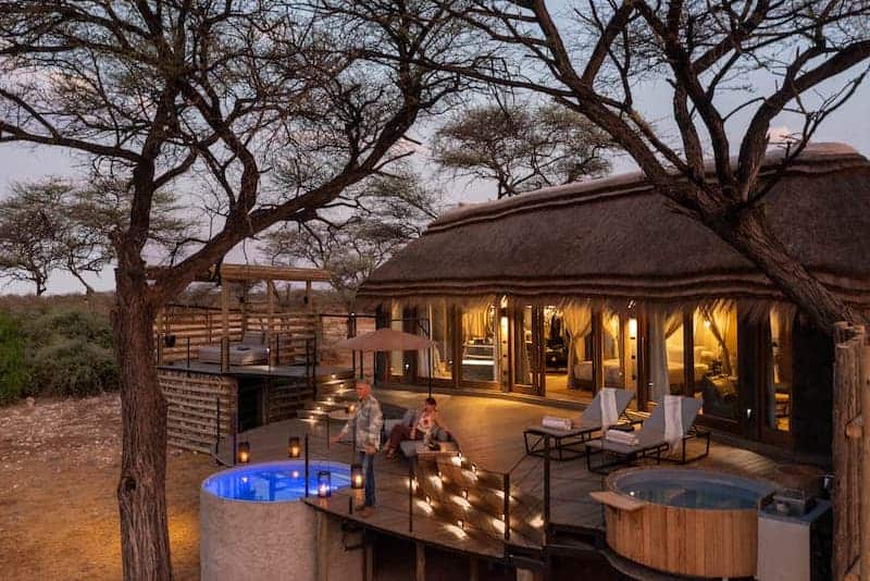 Onguma Camp Kala room exterior and deck