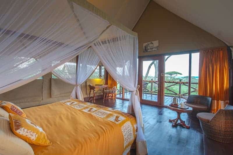 Lake Ndutu tent view