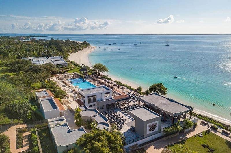 Aerial of Riu Palace